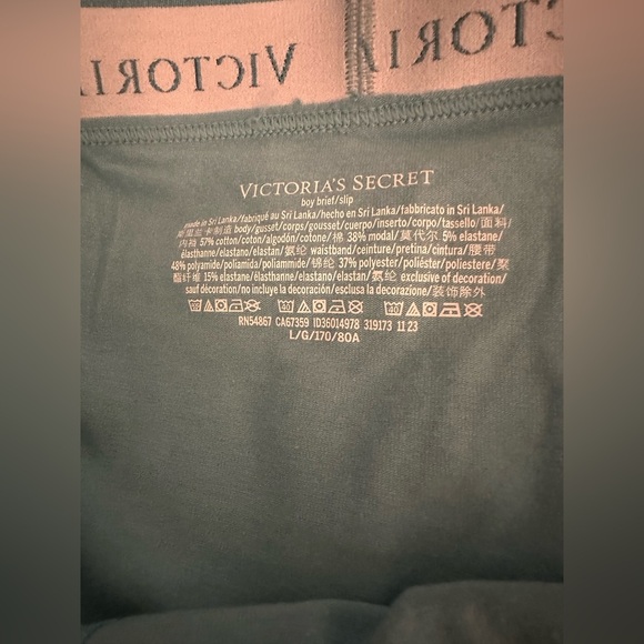 NWT Victoria Secret’s Boy Briefs/Slip Boxers, Shorts, Panties 2 Pair Bundle - Picture 4 of 5